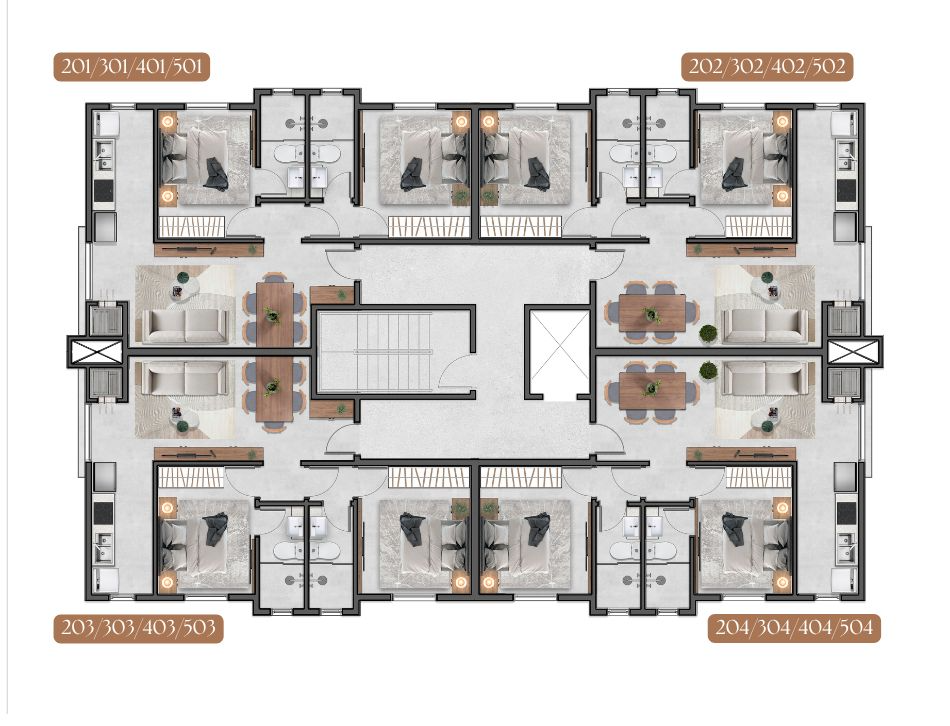 Planta 2ºPav ao 5ºPav
